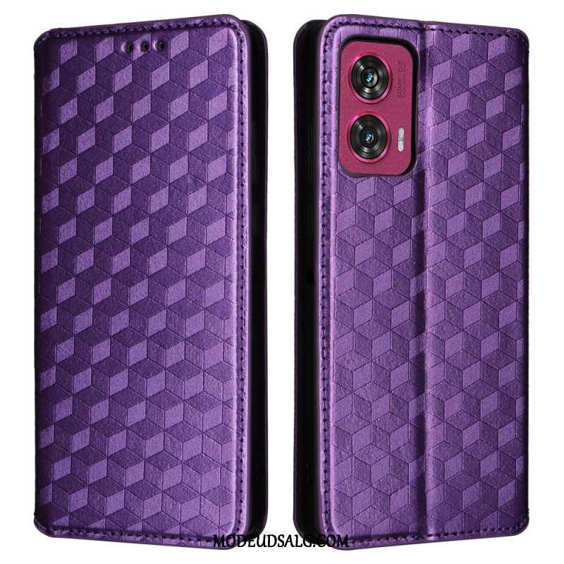 Flip Cover Motorola Edge 50 Fusion 3d Diamanter