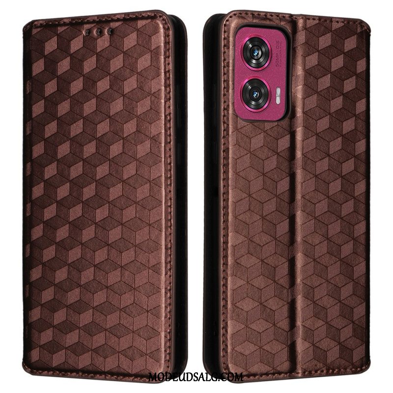 Flip Cover Motorola Edge 50 Fusion 3d Diamanter