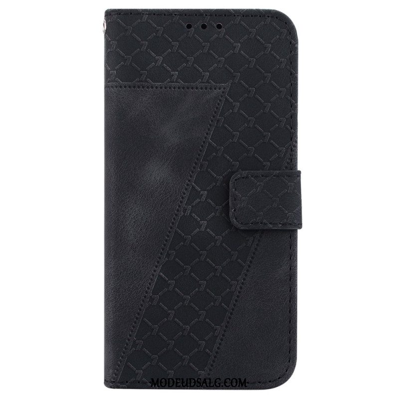 Flip Cover Motorola Edge 50 Fusion Design 7 Med Rem