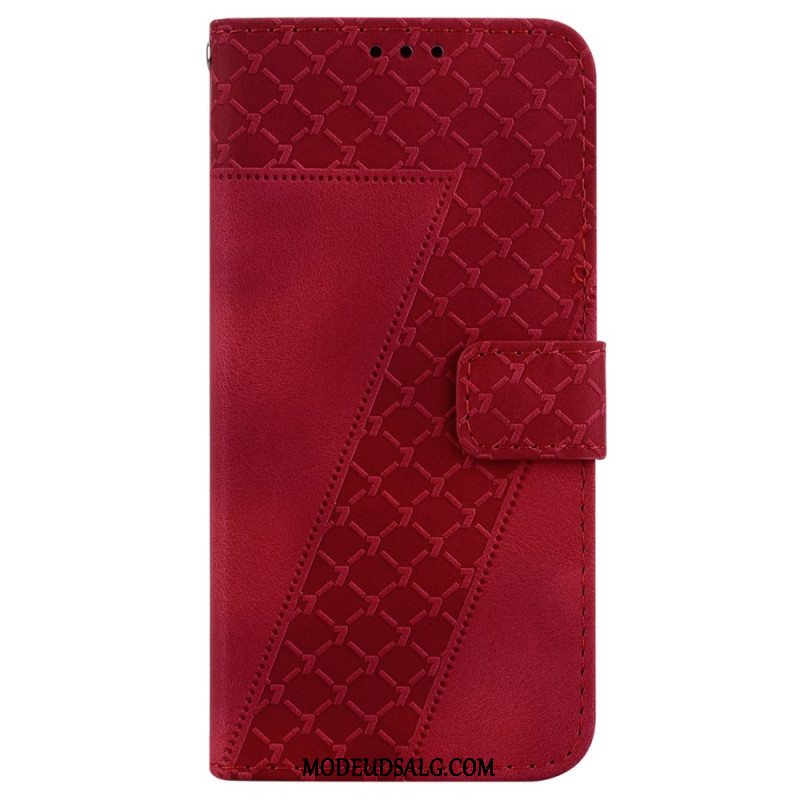 Flip Cover Motorola Edge 50 Fusion Design 7 Med Rem