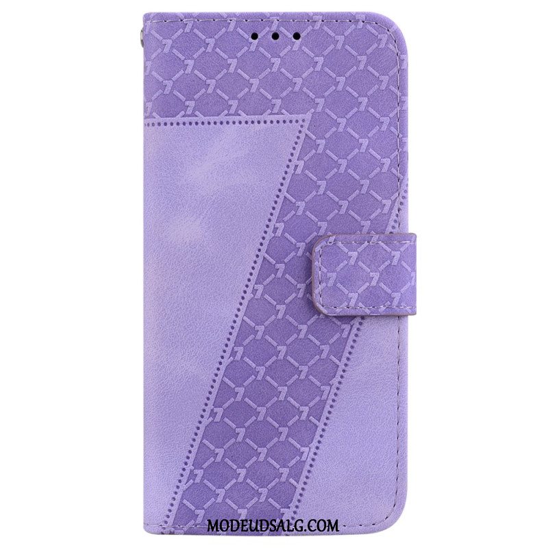 Flip Cover Motorola Edge 50 Fusion Design 7 Med Rem