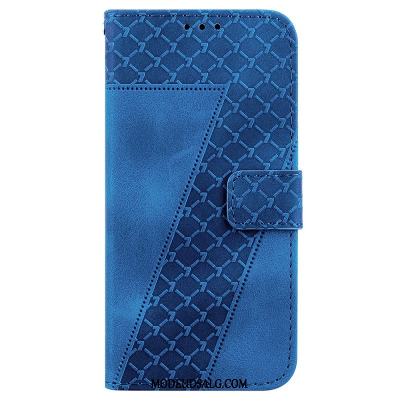 Flip Cover Motorola Edge 50 Fusion Design 7 Med Rem