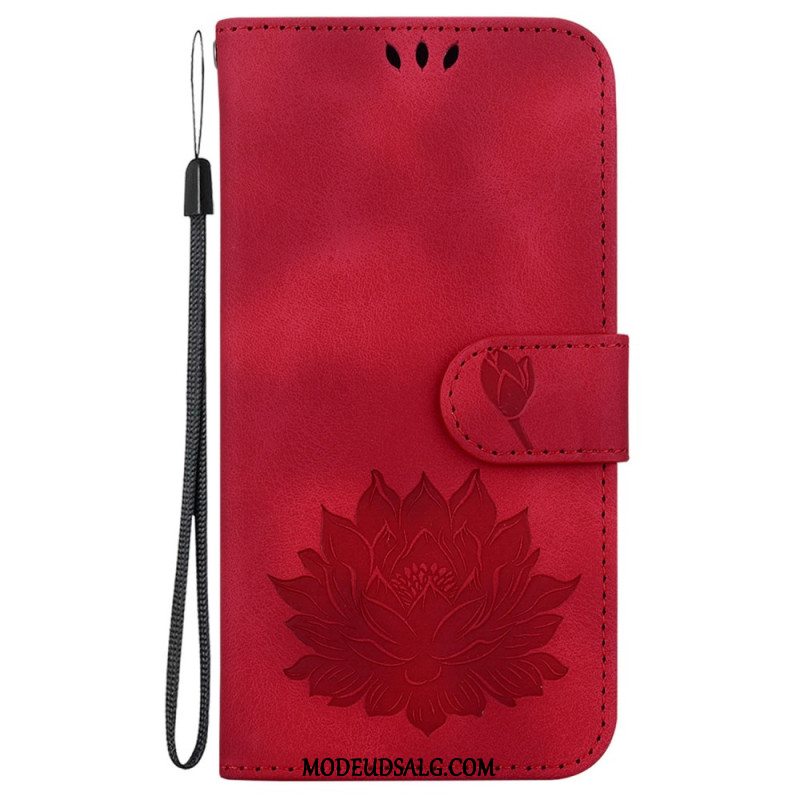 Flip Cover Motorola Edge 50 Fusion Lotus Med Rem