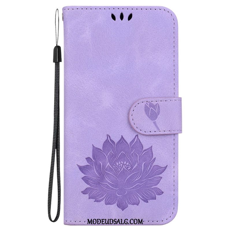 Flip Cover Motorola Edge 50 Fusion Lotus Med Rem