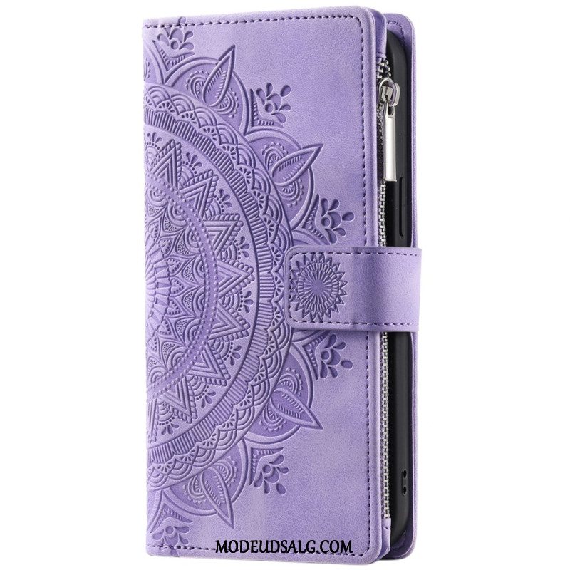 Flip Cover Motorola Edge 50 Fusion Mandala Flower Ruskindseffekt Tegnebog