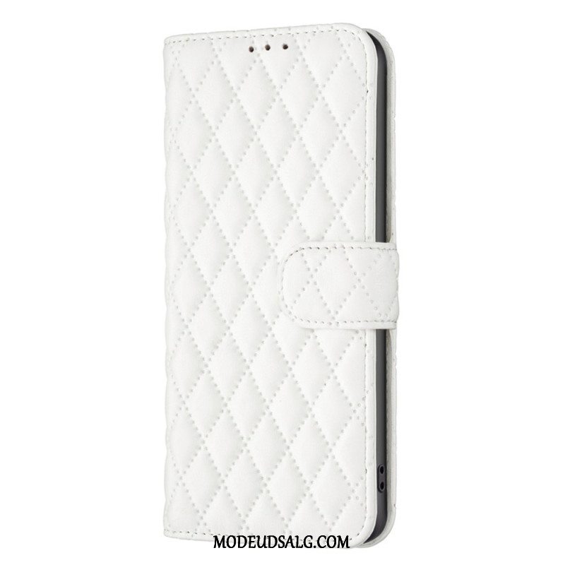 Flip Cover Motorola Edge 50 Fusion Quiltet Binfen Farve