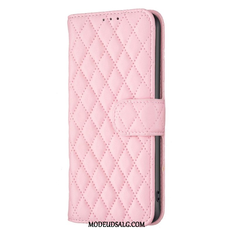 Flip Cover Motorola Edge 50 Fusion Quiltet Binfen Farve