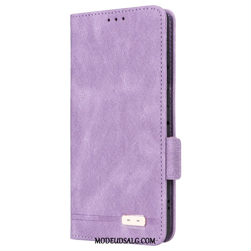 Flip Cover Motorola Edge 50 Fusion Retro Design