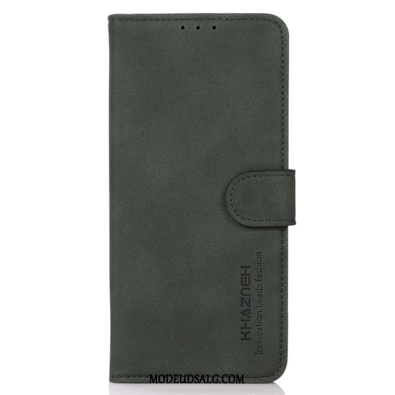 Flip Cover Motorola Edge 50 Fusion Retro Tekstur Khazneh