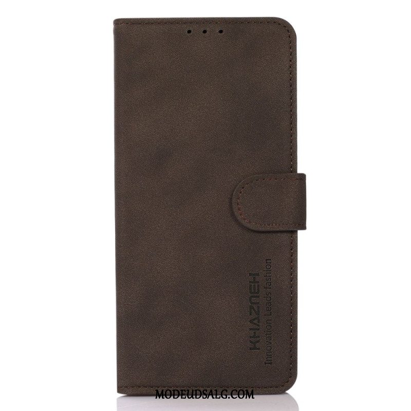 Flip Cover Motorola Edge 50 Fusion Retro Tekstur Khazneh