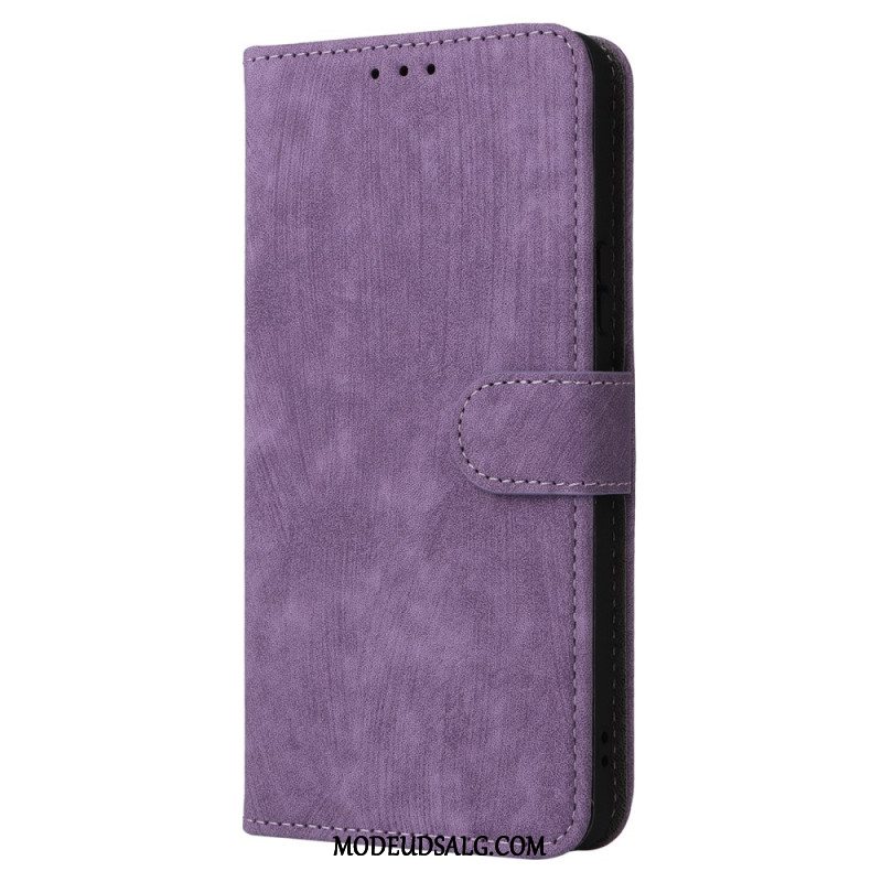 Flip Cover Motorola Edge 50 Fusion Ruskindsstil Rfid-blokering