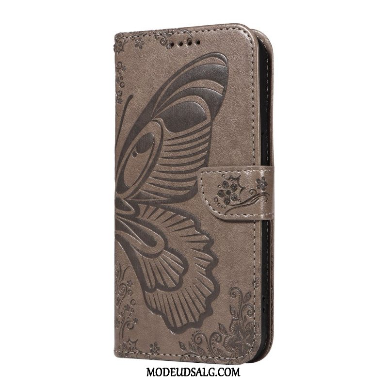 Flip Cover Motorola Edge 50 Neo Sommerfugledesign