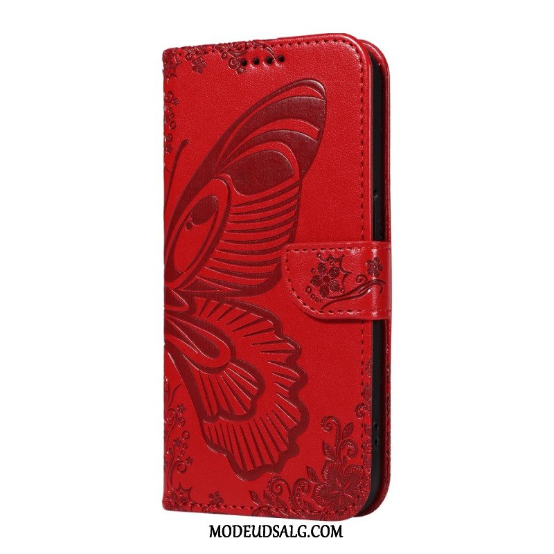 Flip Cover Motorola Edge 50 Neo Sommerfugledesign