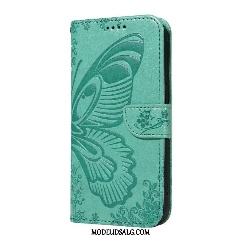 Flip Cover Motorola Edge 50 Neo Sommerfugledesign