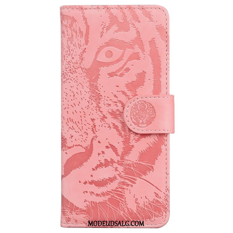 Flip Cover Motorola Edge 50 Neo Tiger Footprint