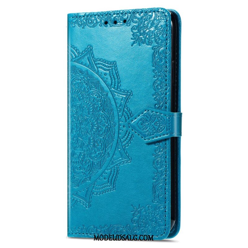 Flip Cover Motorola Edge 50 Pro Barok Mandala Med Rem