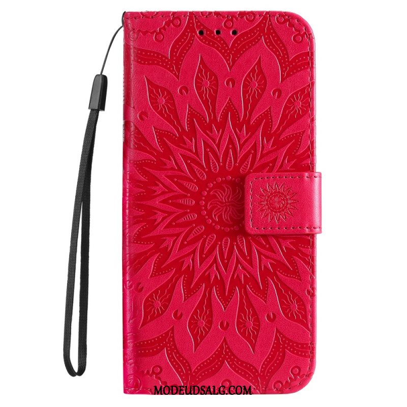 Flip Cover Motorola Edge 50 Pro Solar Mandala