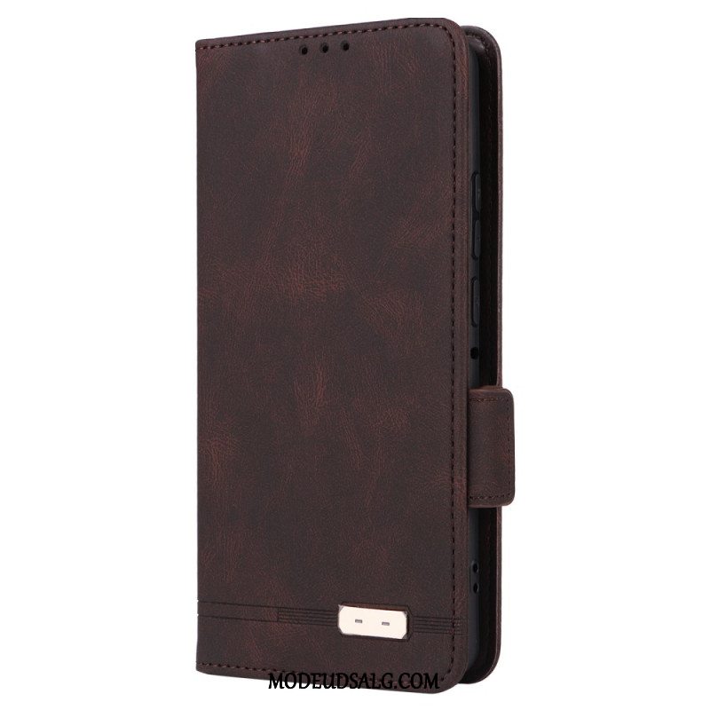 Flip Cover Motorola Edge 50 Pro Vintage Design