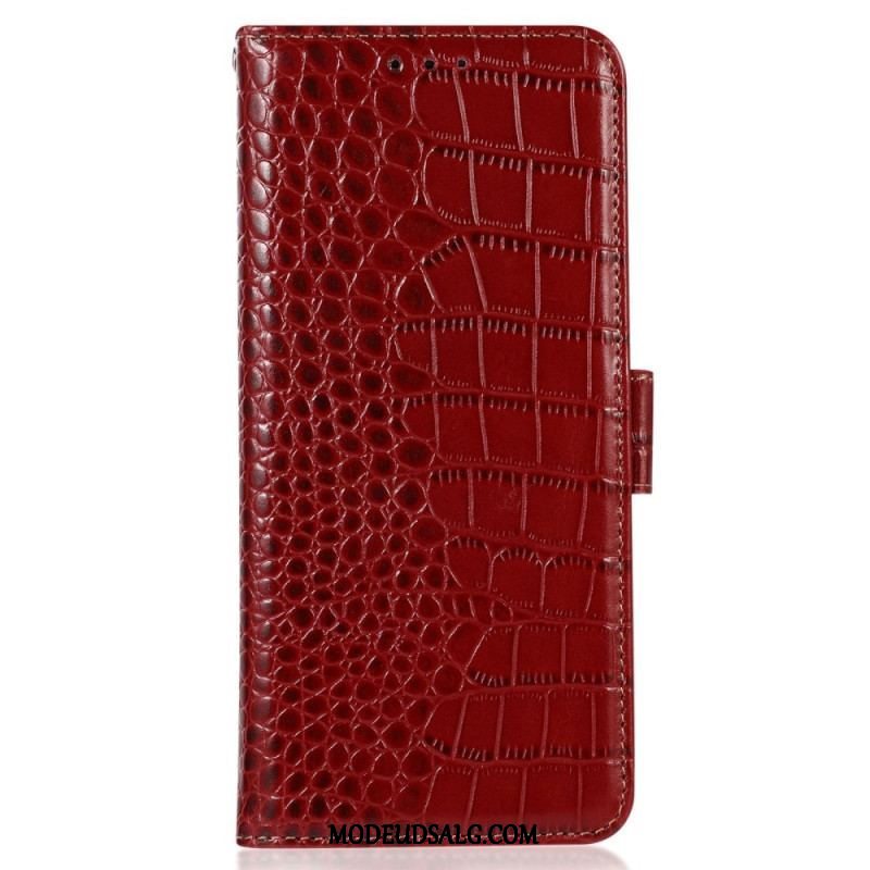 Flip Cover OnePlus 10T 5G Crocodile Style Rfid