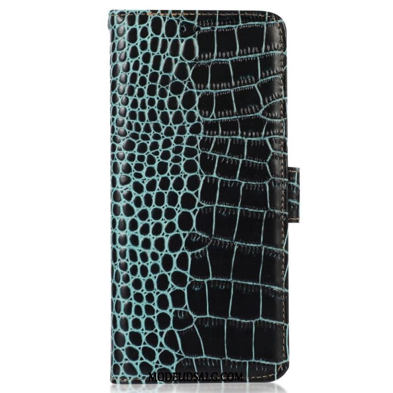 Flip Cover OnePlus 10T 5G Crocodile Style Rfid