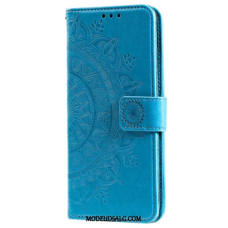 Flip Cover OnePlus 10T 5G Med Snor Strappy Sun Mandala