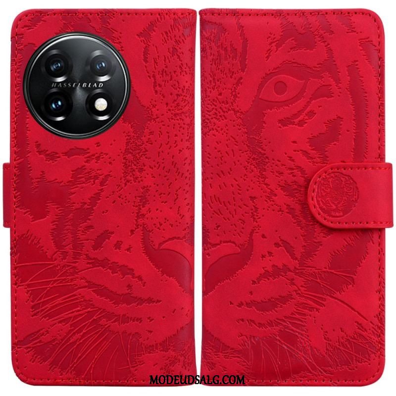 Flip Cover OnePlus 11 5G Tiger Fodaftryk