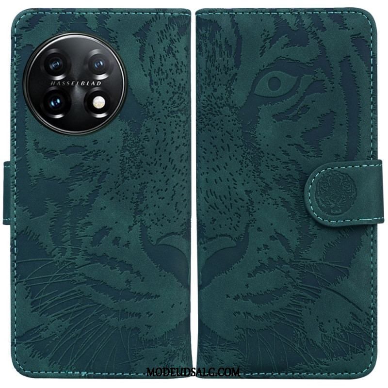 Flip Cover OnePlus 11 5G Tiger Fodaftryk