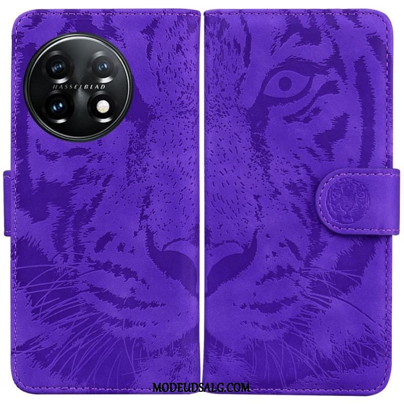 Flip Cover OnePlus 11 5G Tiger Fodaftryk