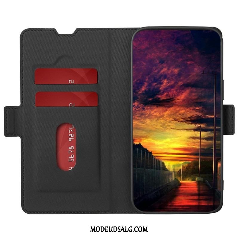 Flip Cover OnePlus 11 5G Tofarvet Dobbeltlås