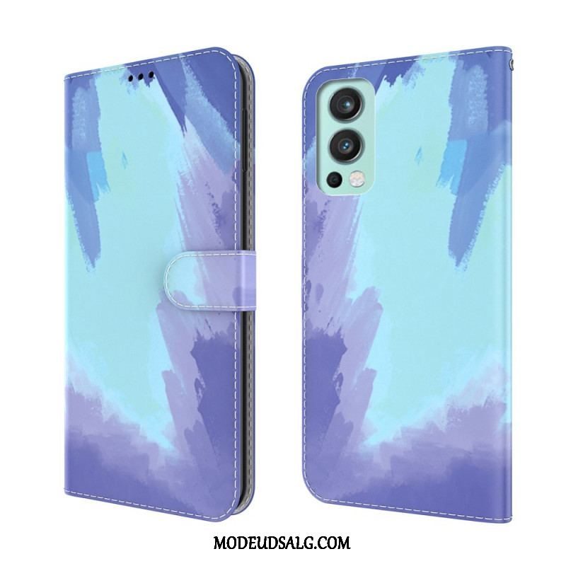 Flip Cover OnePlus Nord 2 5G Akvarel