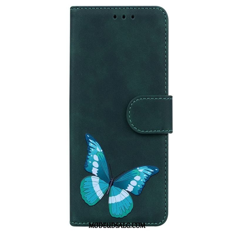 Flip Cover OnePlus Nord 2 5G Skin-touch Butterfly