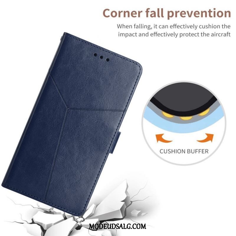 Flip Cover OnePlus Nord 2 5G Stil Læder Geo Y Design