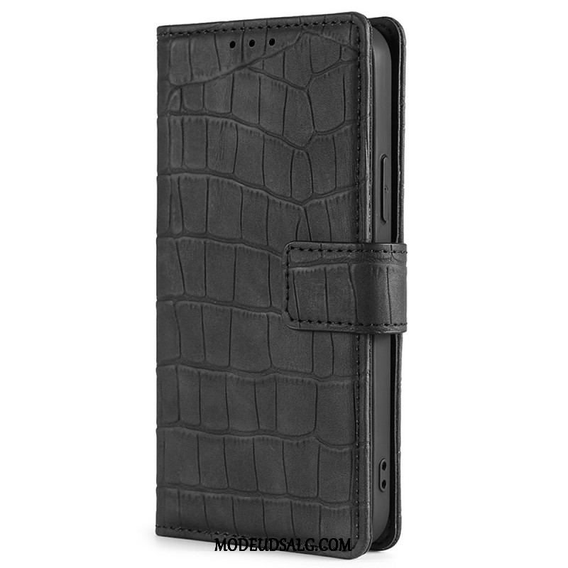 Flip Cover OnePlus Nord 2T 5G Krokodillehudstil