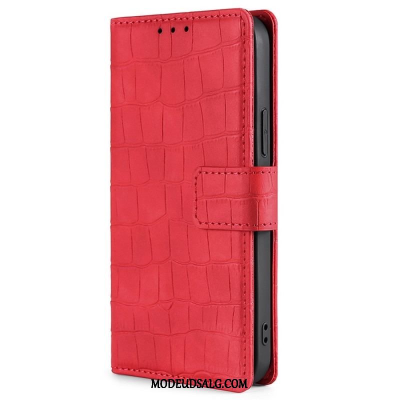 Flip Cover OnePlus Nord 2T 5G Krokodillehudstil