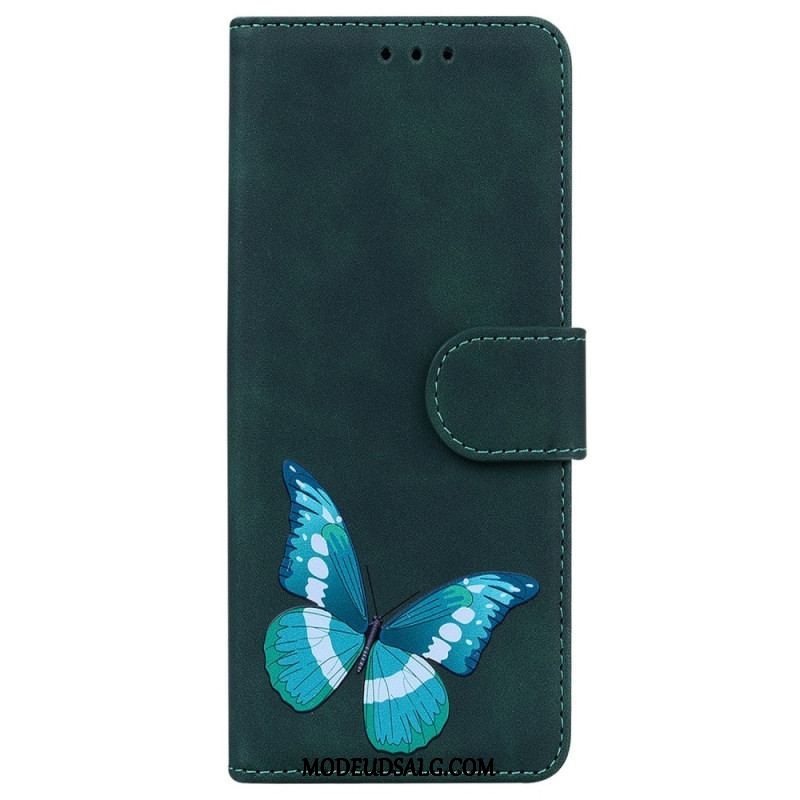 Flip Cover OnePlus Nord 2T 5G Sommerfugle Mønster