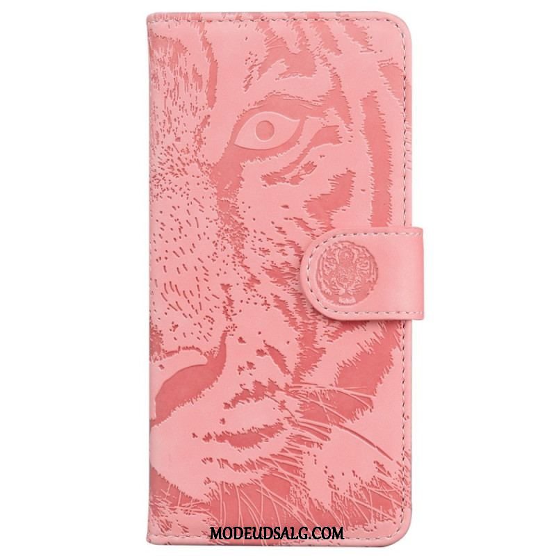 Flip Cover OnePlus Nord 2T 5G Tiger Mønster