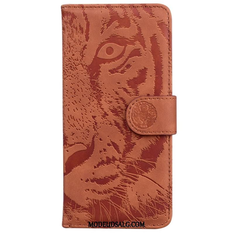 Flip Cover OnePlus Nord 2T 5G Tiger Mønster