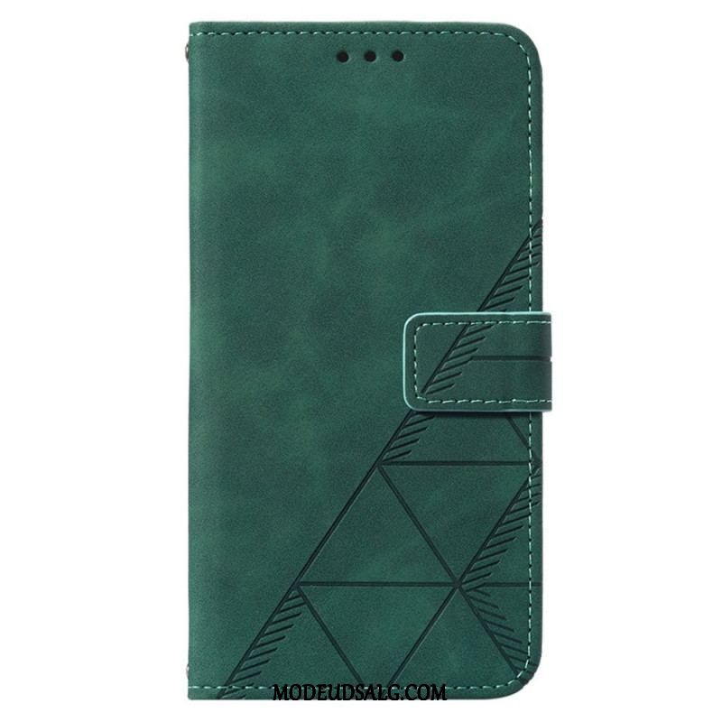 Flip Cover OnePlus Nord 2T 5G Trekanter Med Snor