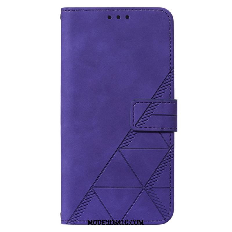 Flip Cover OnePlus Nord 2T 5G Trekanter Med Snor