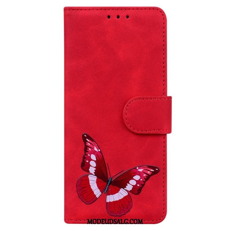 Flip Cover OnePlus Nord CE 2 5G Diskret Sommerfugl