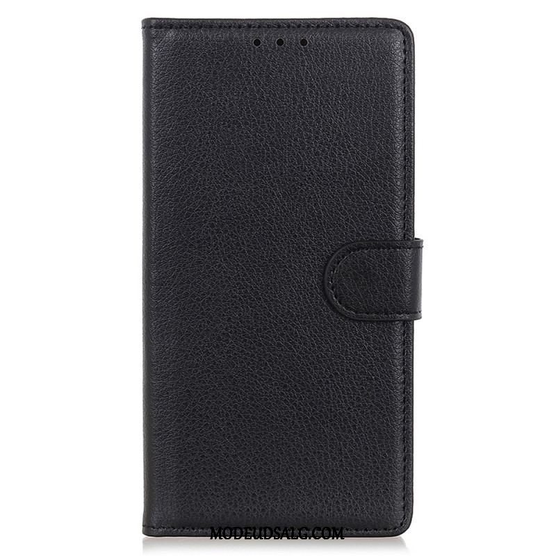 Flip Cover OnePlus Nord CE 2 5G Litchi Tekstur