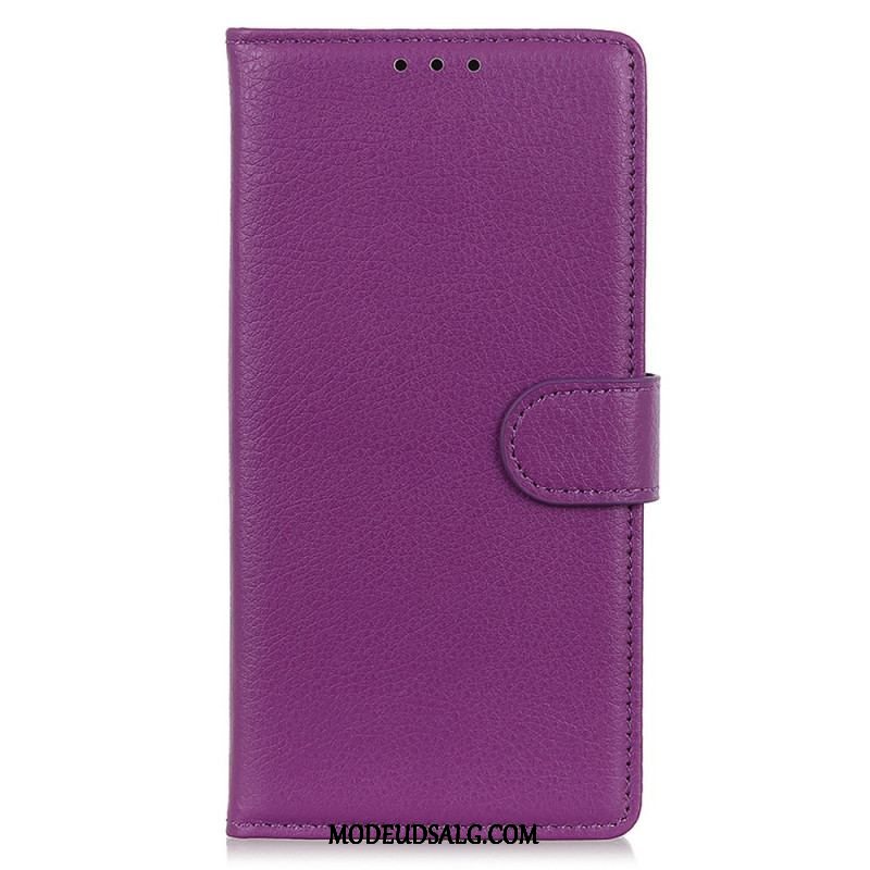 Flip Cover OnePlus Nord CE 2 5G Litchi Tekstur