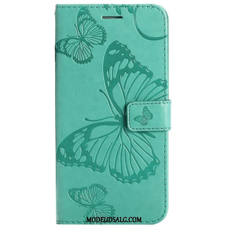 Flip Cover OnePlus Nord CE 2 5G Sommerfugletryk