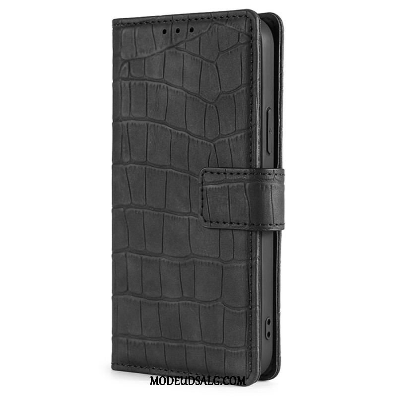 Flip Cover OnePlus Nord CE 2 Lite 5G Krokodillehudstil