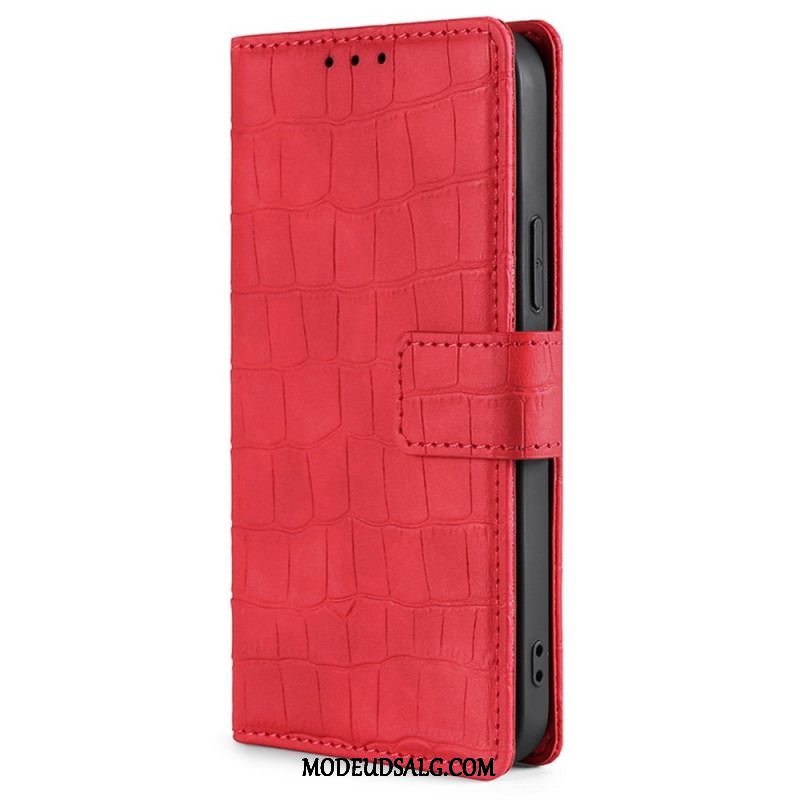 Flip Cover OnePlus Nord CE 2 Lite 5G Krokodillehudstil