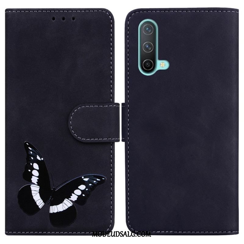 Flip Cover OnePlus Nord CE 5G Skin-touch Butterfly