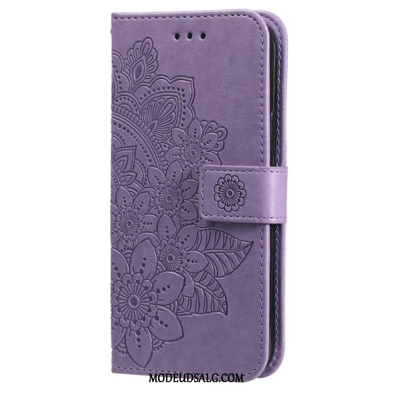 Flip Cover Oneplus 12 5g Blomster Blomstermønster Rem