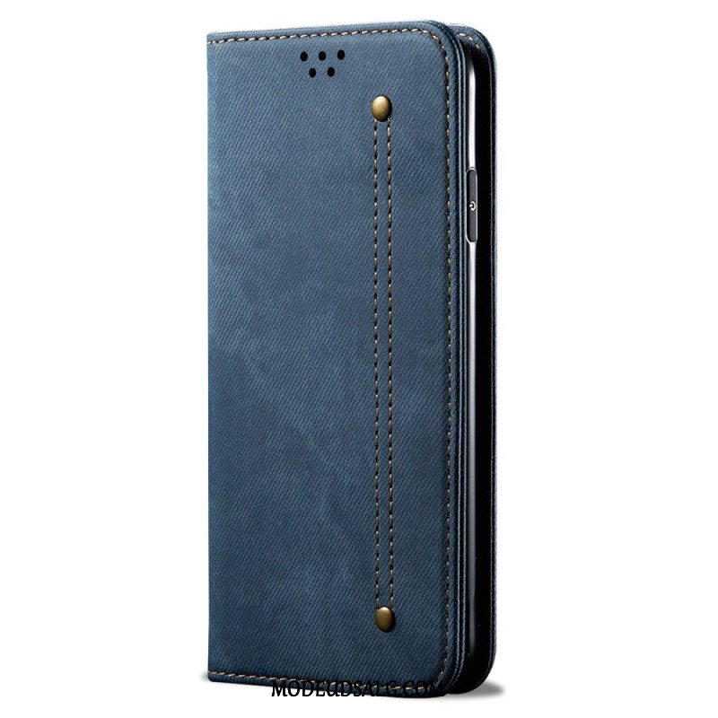 Flip Cover Oneplus 12 5g Jeansstof