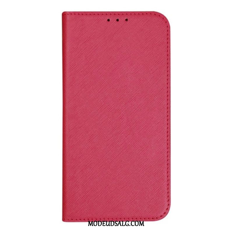 Flip Cover Oneplus 12r Krydstekstur