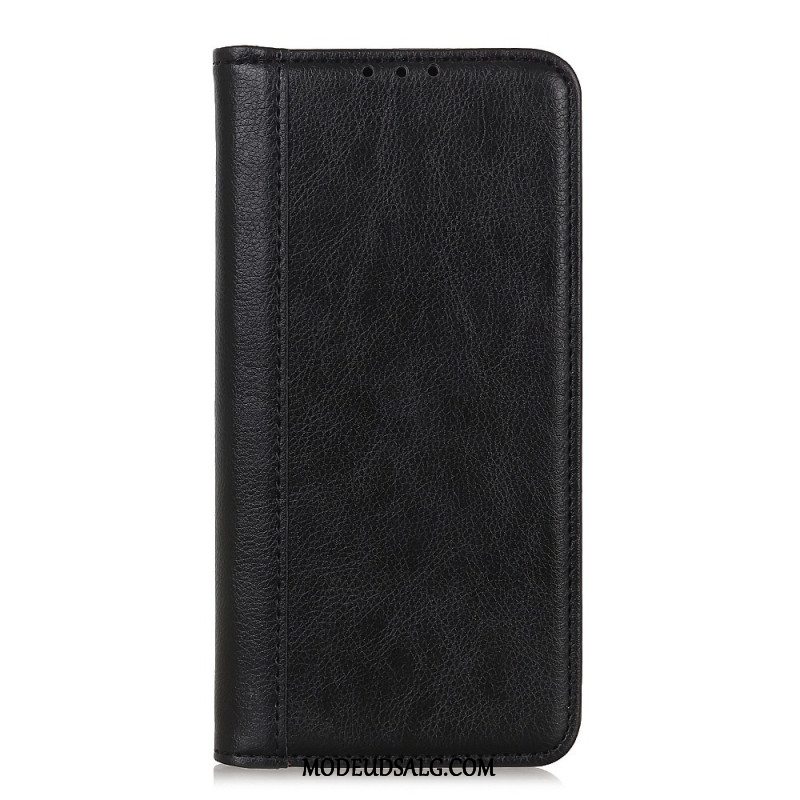 Flip Cover Oneplus 12r Litchi Tekstur